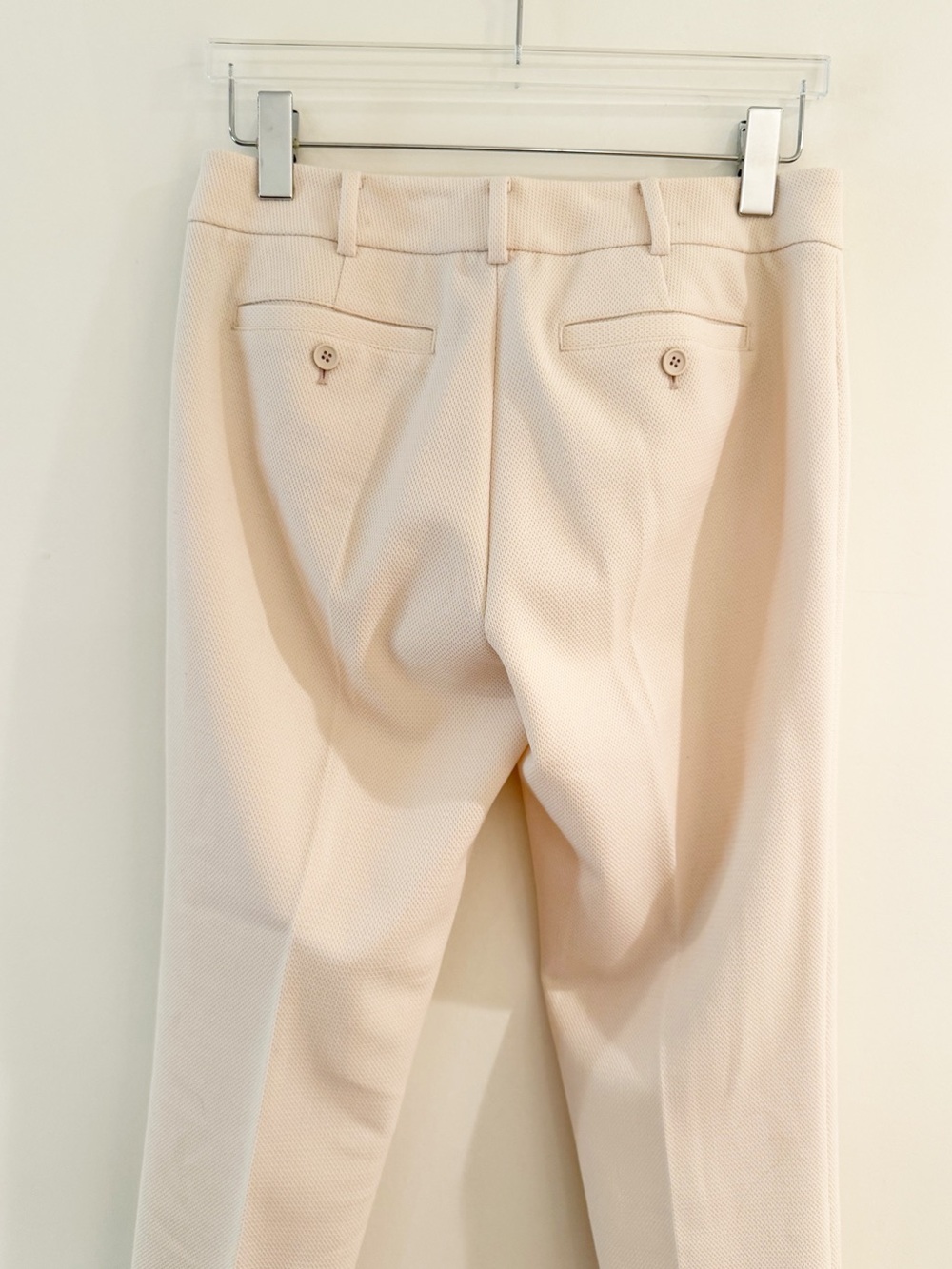 Club Monaco Women’s Textured Straight Leg Trouser Pants - Picture 6 of 13